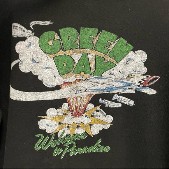 Green Day Dookie Welcome to Paradise Bomb Sweatshirt Men’s Medium - Picture 4 of 8